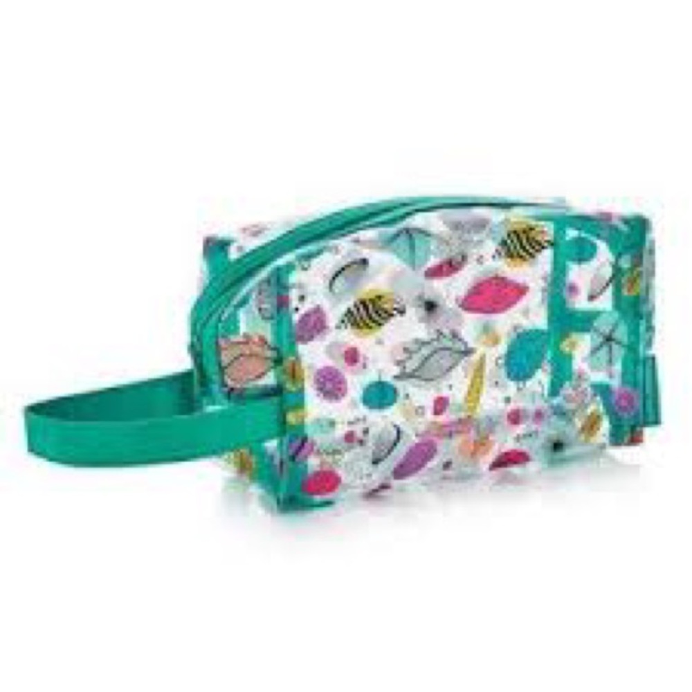 NEW - TUPPERWARE Utopic Shore Clear Pouch - Picture 2 of 3